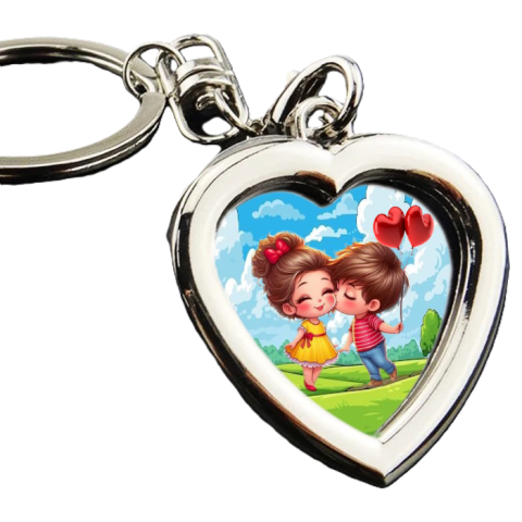 Brelocuri - Breloc inima foto kiss