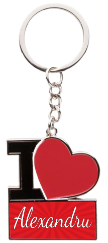 Breloc Metalic "I Love " Cadoul Perfect Pentru El si Ea [2]