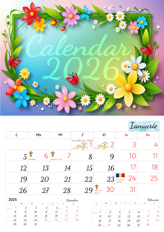 Calendarul Floral 2026  Un An Plin de Culoare ! [1]
