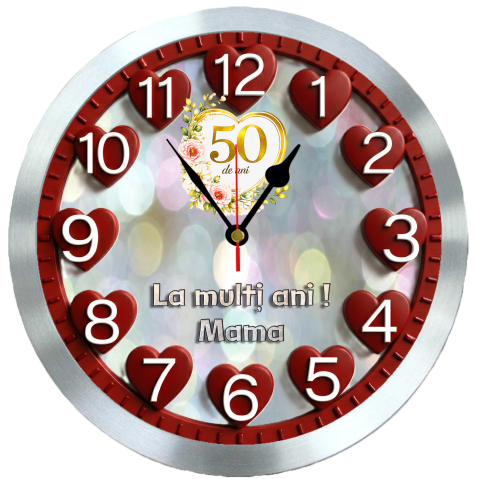 Ceasuri personalizate - Ceas aniversar 50 ani