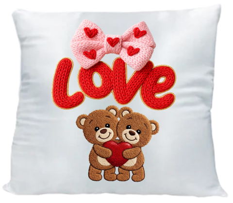 Perne personalizate - Perna Love Teddy bear