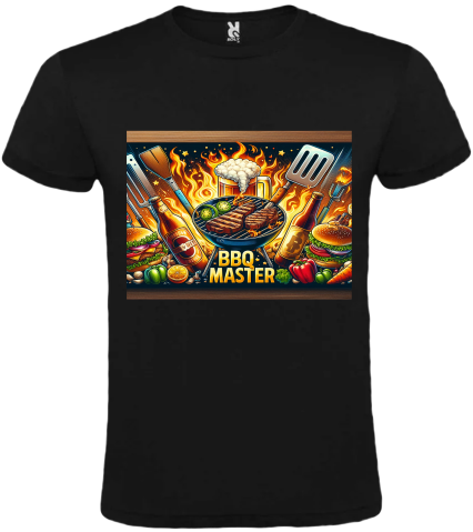 Tricouri - Tricou negru ” BBQ master”