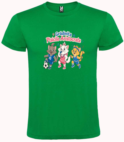 Cadouri pentru Femei - Tricou Personalizat "Grădinița Pisicile Aristocrate" - Model Sportiv