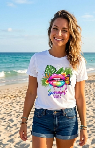 Tricou „Summer Vibes Exotic” – Explozie de culoare în stil tropical [1]