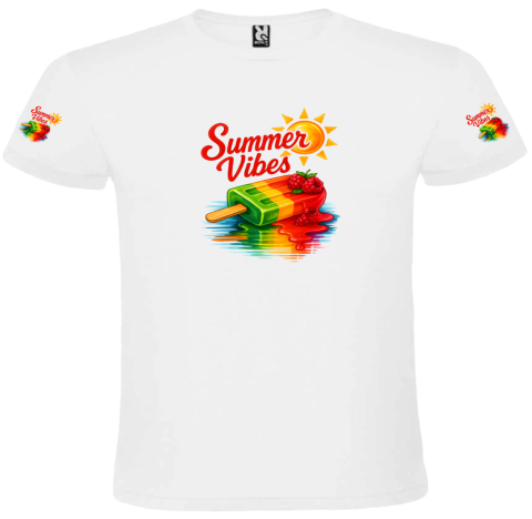 Cadouri pentru Femei - Tricou „Summer Vibes Ice Cream”