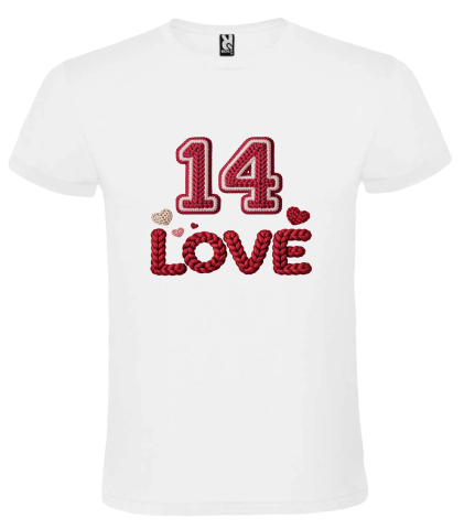 Tricouri - Tricou "14 LOVE " – Sărbătorește Iubirea cu Stil