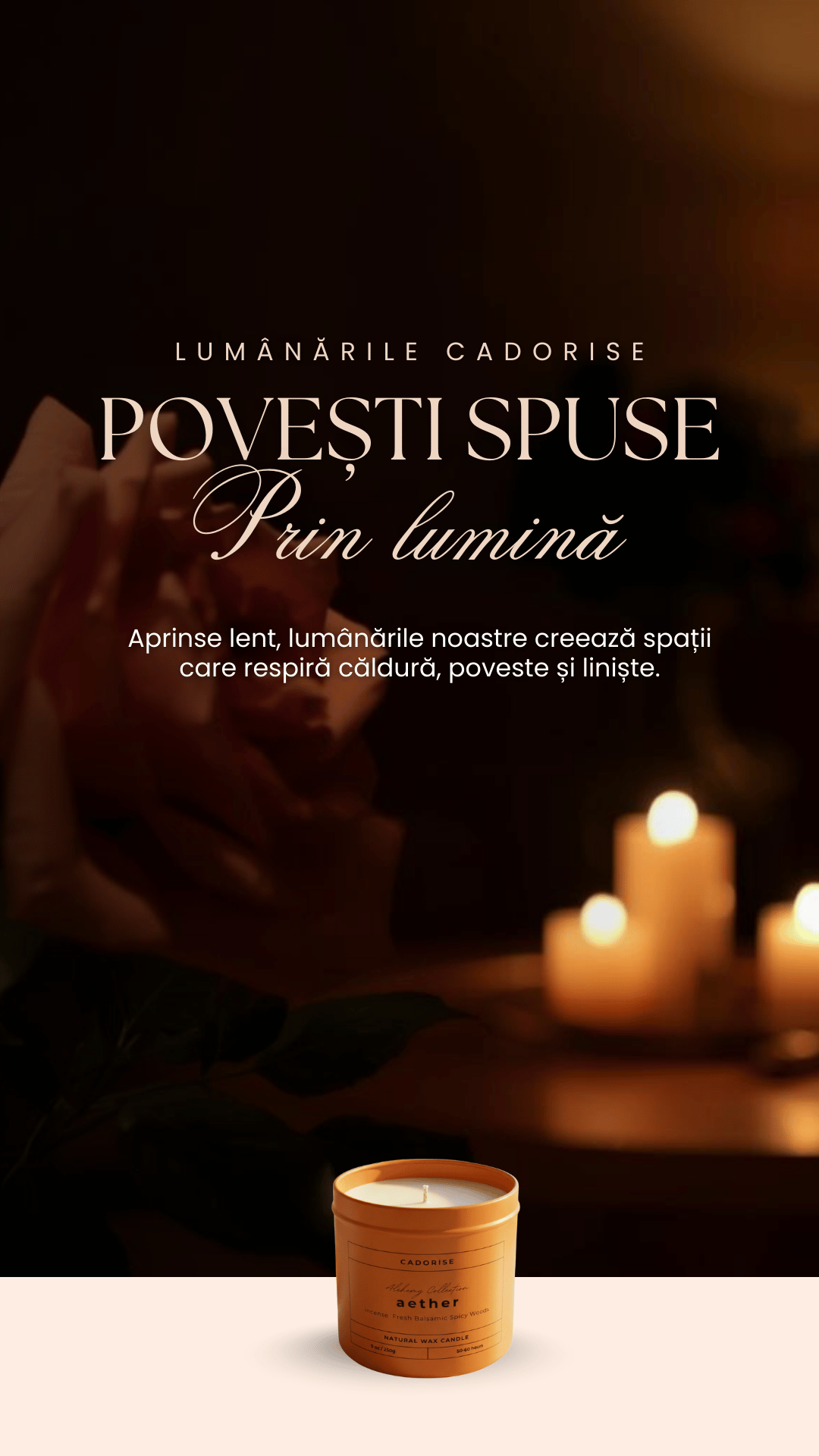 Banner categorie Lumânări Cadorise