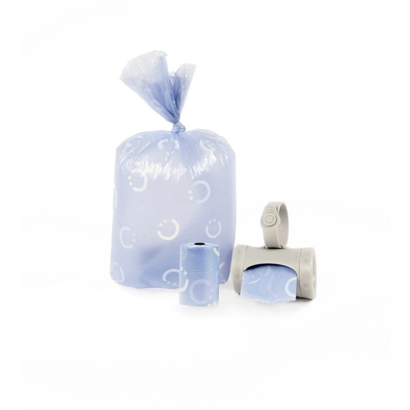Dispenser portabil pentru pungute scutece gri - Ubbi On The Go  [2]