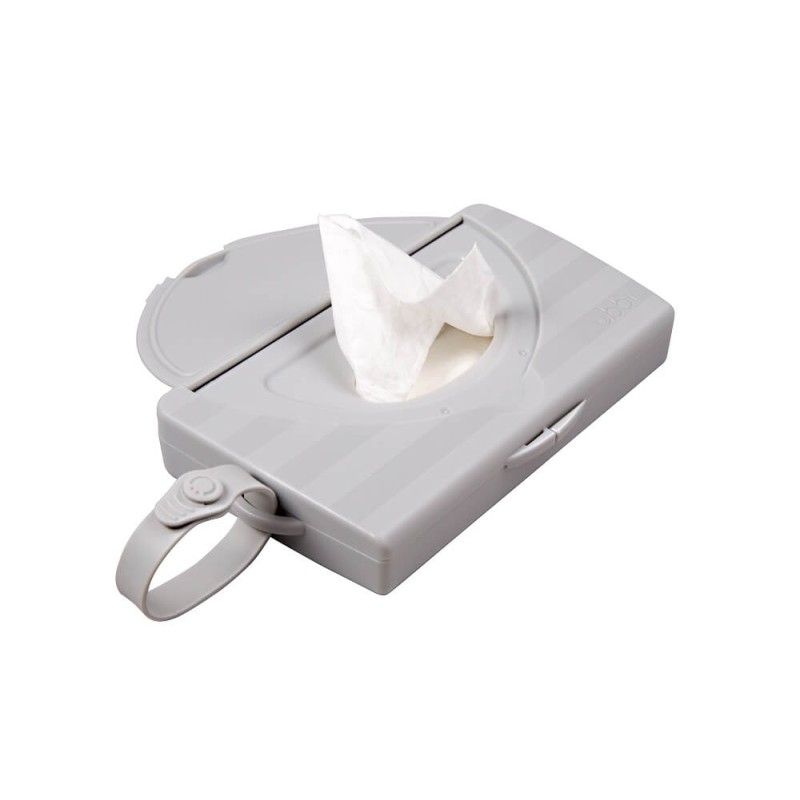 Dispenser portabil pentru servetele umede gri - Ubbi On The Go  [2]