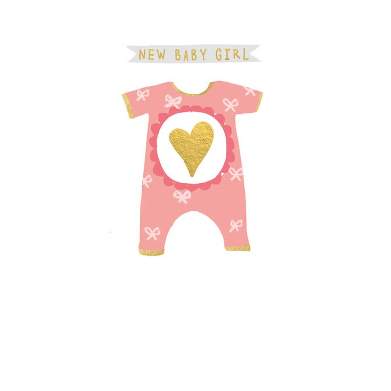 Felicitare bebelusi model costumas New Baby Girl [1]