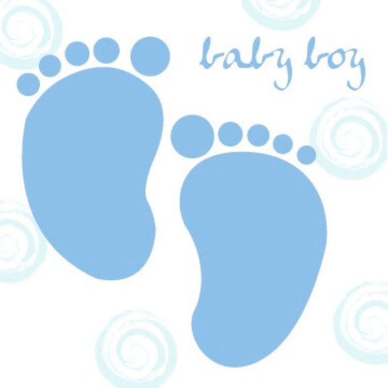 Felicitare bebelusi model picioruse New Baby Boy   [1]
