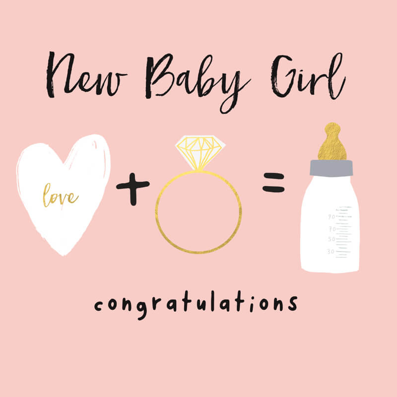 Felicitare nou nascuti congratulations New Baby Girl [1]