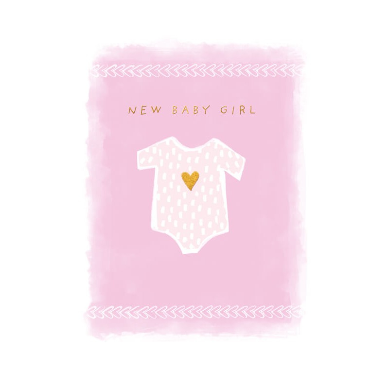 Felicitare nou nascuti model body New Baby Girl [1]
