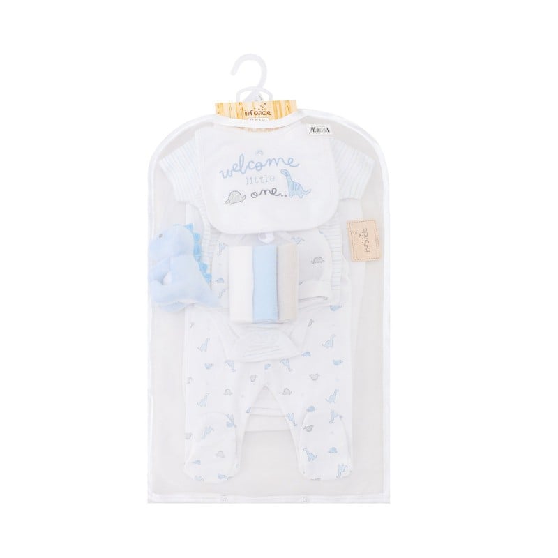 Hainute bebelusi set 10 piese bumbac model dino - Infancie - marimea 0-3 luni [2]