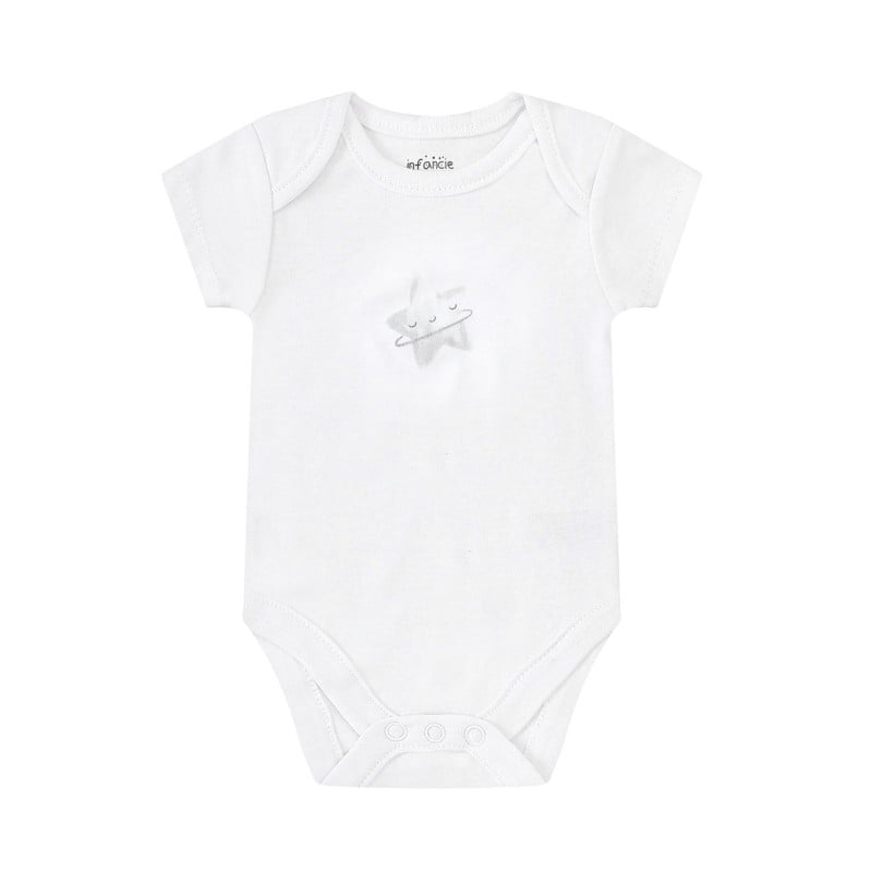 Hainute bebelusi set 10 piese bumbac model stelute - Infancie - marimea 3-6 luni [10]