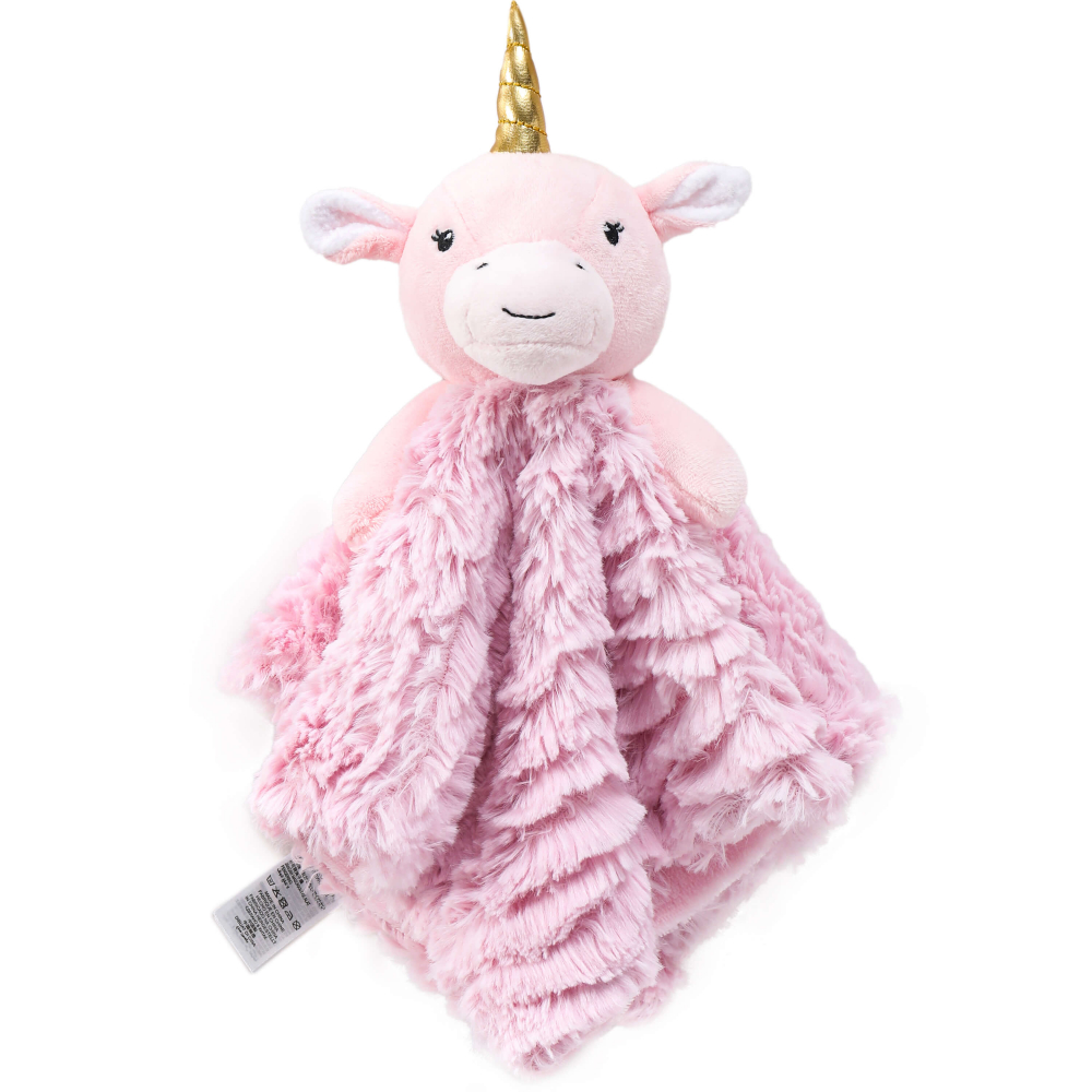 Jucarie de atasament pentru bebelusi cu mini paturica si unicorn - Infancie [1]