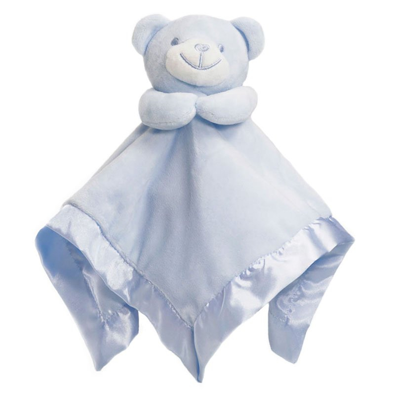 Jucarie de atasament pentru bebelusi cu minipaturica si ursulet bleu - Soft Touch  [1]