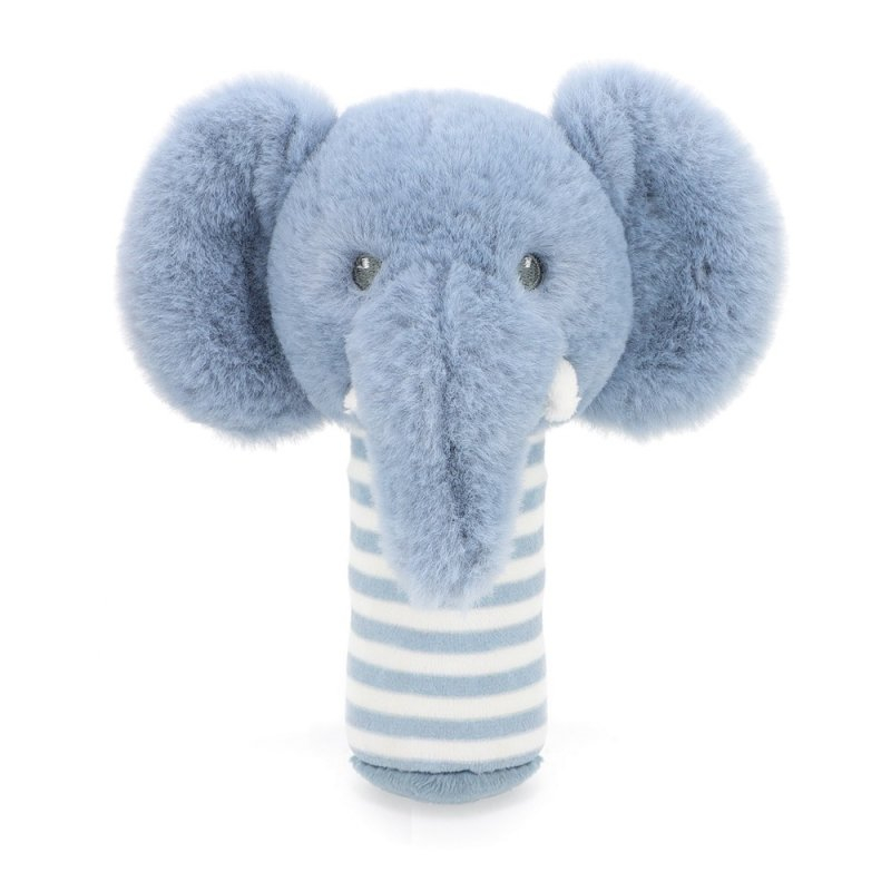 Jucarie zornaitoare pentru bebelusi elefantel bleu - Keel Toys [1]