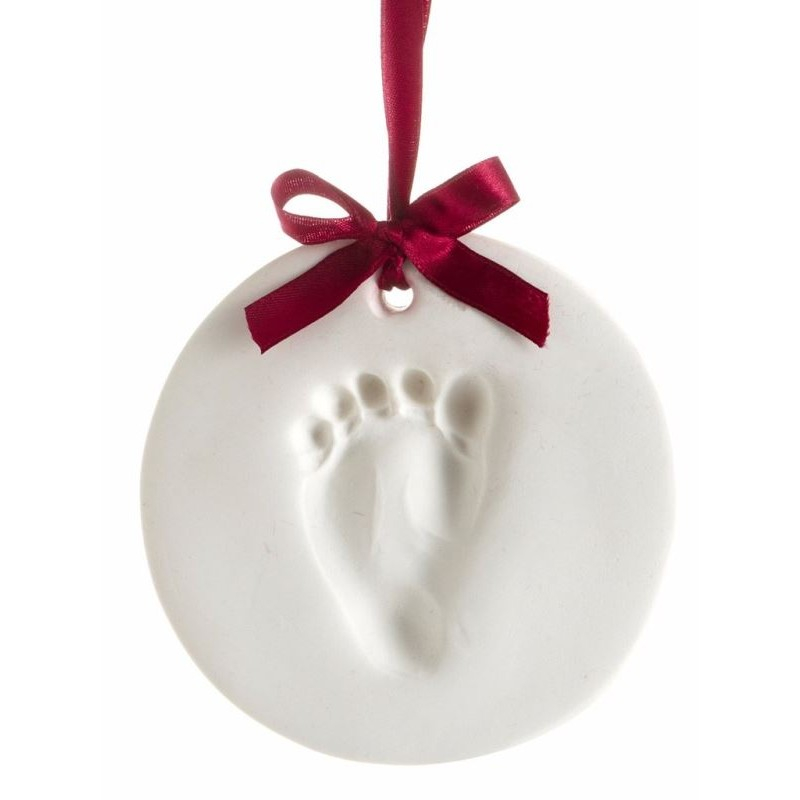 Kit amprenta mulaj manuta sau piciorus bebe pentru ornament bradut - Pearhead [4]