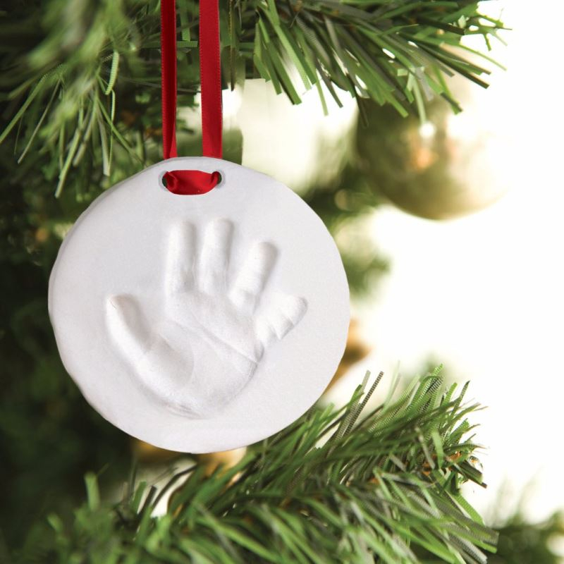 Kit amprenta mulaj manuta sau piciorus bebe pentru ornament bradut - Pearhead [3]