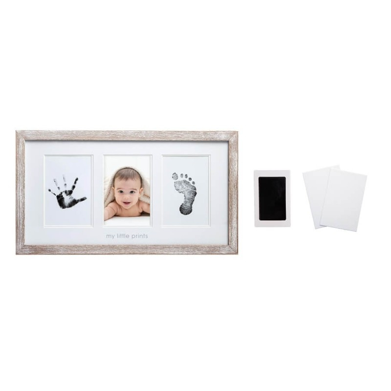 Kit rama foto amprenta cu cerneala pentru manuta si piciorus model vintage Pearhead [6]