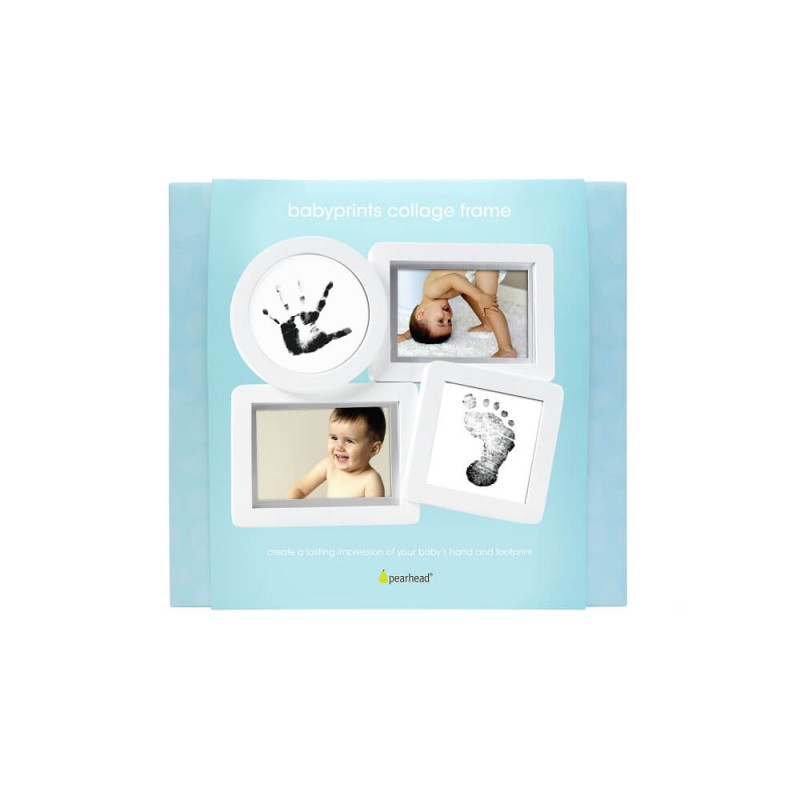 Kit rama foto multipla cu amprente din cerneala pentru manuta si piciorus - Pearhead [2]