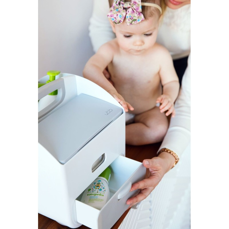 Organizator pentru scutece alb si gri Ubbi  [7]