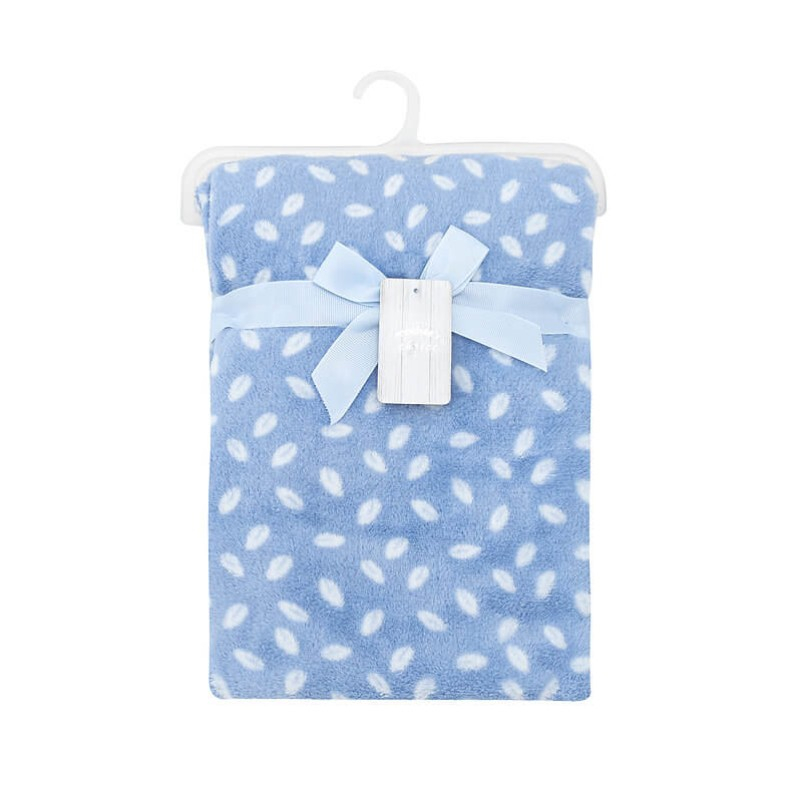 Paturica bleu din fleece pentru bebelusi - Mother's Choice [1]