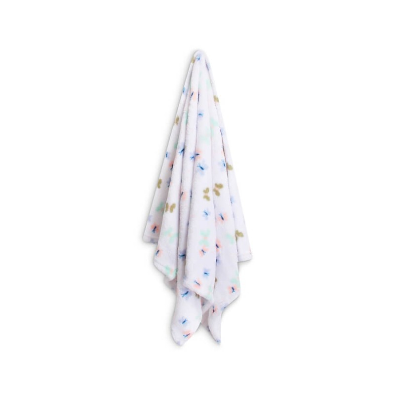 Paturica din fleece pentru bebelusi model fluturasi - Mother's Choice [3]