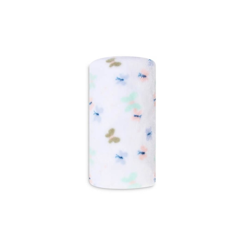 Paturica din fleece pentru bebelusi model fluturasi - Mother's Choice [2]