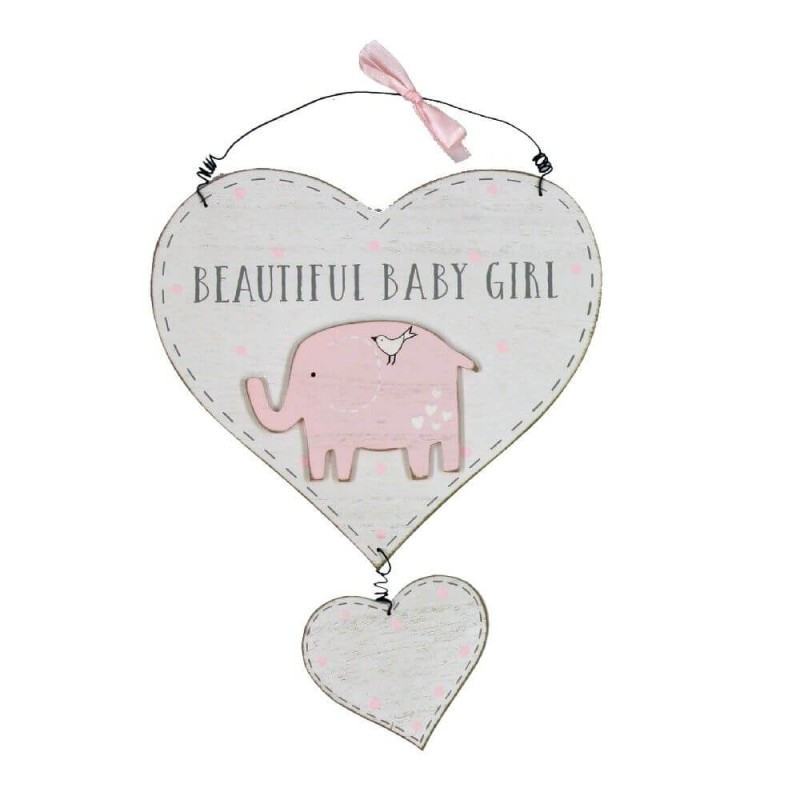 Placuta cu mesaj Beautiful Baby Girl - Petit Cheri [1]