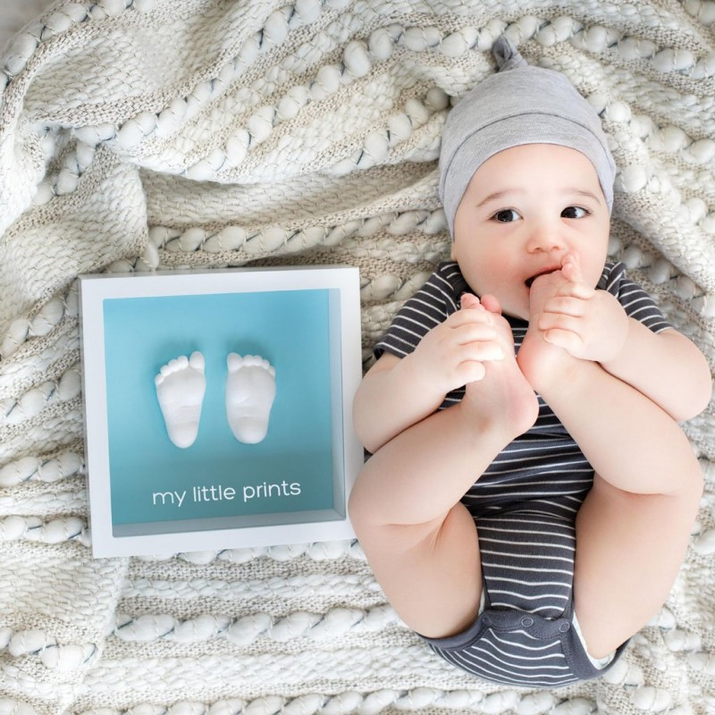 Rama amprenta bebe 3D alba - Pearhead [2]