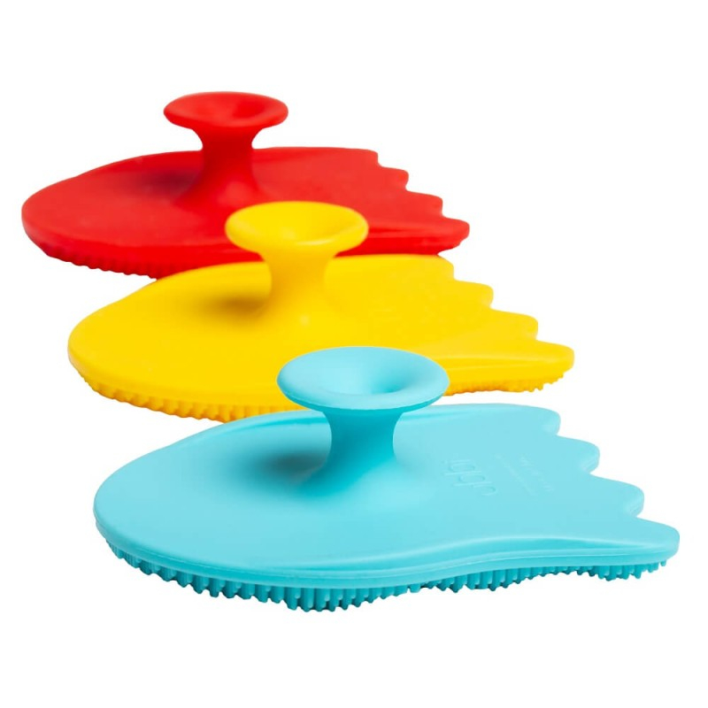 Set 3 bureti de baie din silicon pentru bebelusi - Ubbi [4]