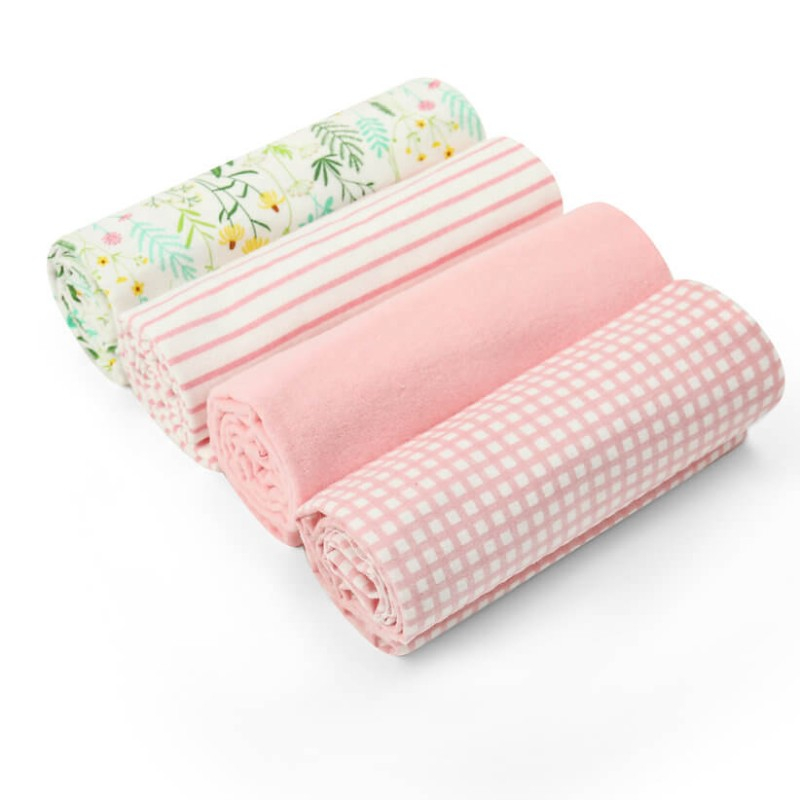 Set 4 paturici subtiri din bumbac pentru bebelusi - Mother's Choice [2]