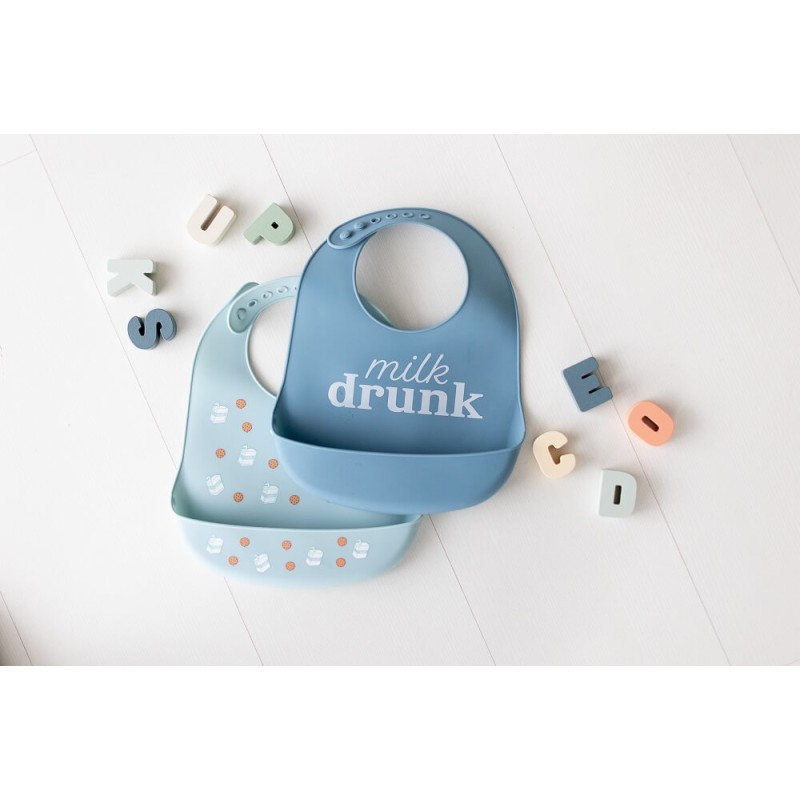 Set bavete din silicon Milk Drunk - Pearhead [2]
