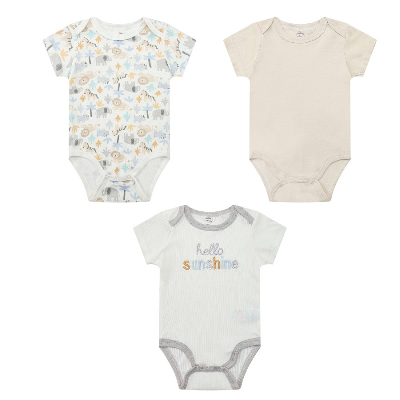 Set body bebe 3 piese Hello Sunshine - marimea 6-9 luni [1]