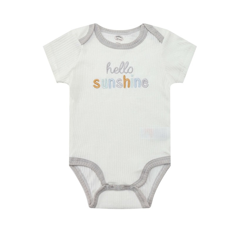 Set body bebe 3 piese Hello Sunshine - marimea 6-9 luni [2]