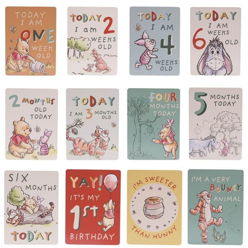 Set cartonase milestone Winnie the Pooh Disney Magical Beginings [4]