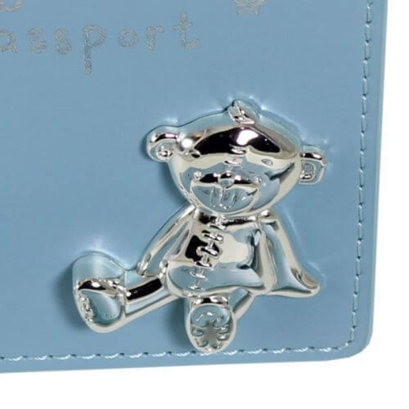 Set pentru prima calatorie a bebelusului My First Passport blue - Button Corner [2]