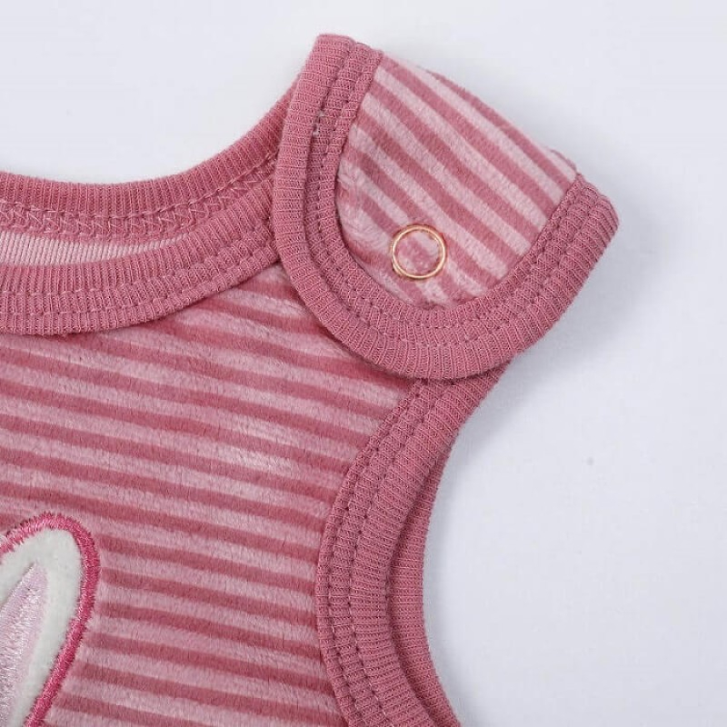 Set salopeta si body bebe model iepuras - marimea 6-9 luni [4]