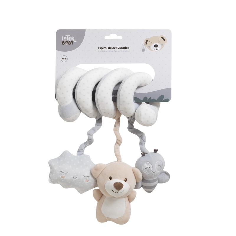 Spirala de plus cu jucarii model ursulet - Inter Baby  [3]