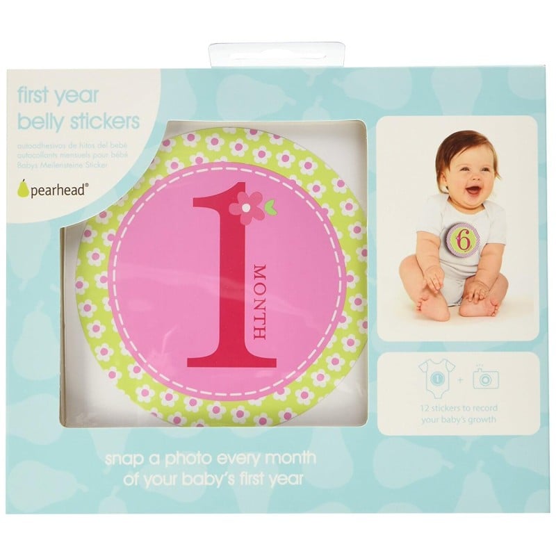 Stickere milestones pentru primul an - Pearhead - roz [2]