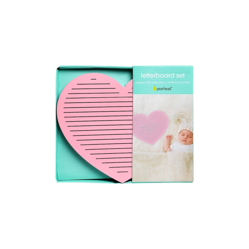 Tabla decorativa inimioara cu litere pentru personalizare - Pearhead [6]