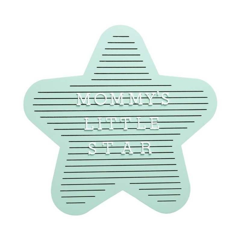 Tabla decorativa steluta cu litere pentru personalizare - Pearhead [1]