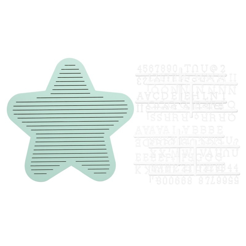 Tabla decorativa steluta cu litere pentru personalizare - Pearhead [3]