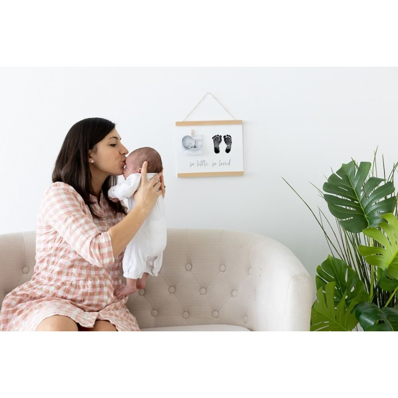 Tablou cu fotografie si amprente ale bebelusului - Pearhead [5]
