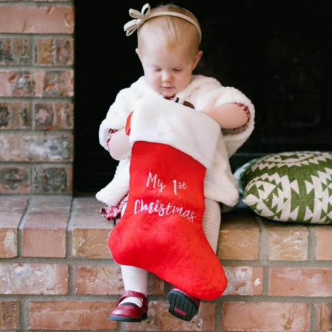 Cizmulita pentru cadouri My First Christmas - Pearhead [4]