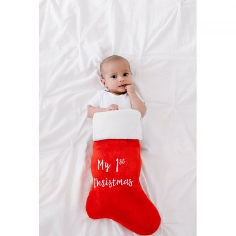 Cizmulita pentru cadouri My First Christmas - Pearhead [5]