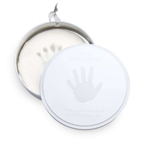 Kit-uri amprenta bebe - Cutie pentru mulaj manuta sau piciorus - Pearhead - gri