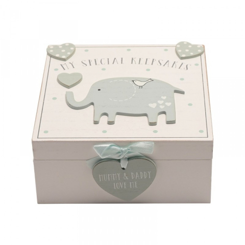 Cutiuta amintiri bleu din MDF My Special Keepbox - Petit Cheri [1]